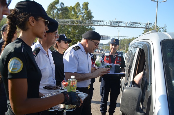 Jandarma Genel Komutan Yardımcısı Bodrum'da Denetimlere Katıldı 6 DSC 5897