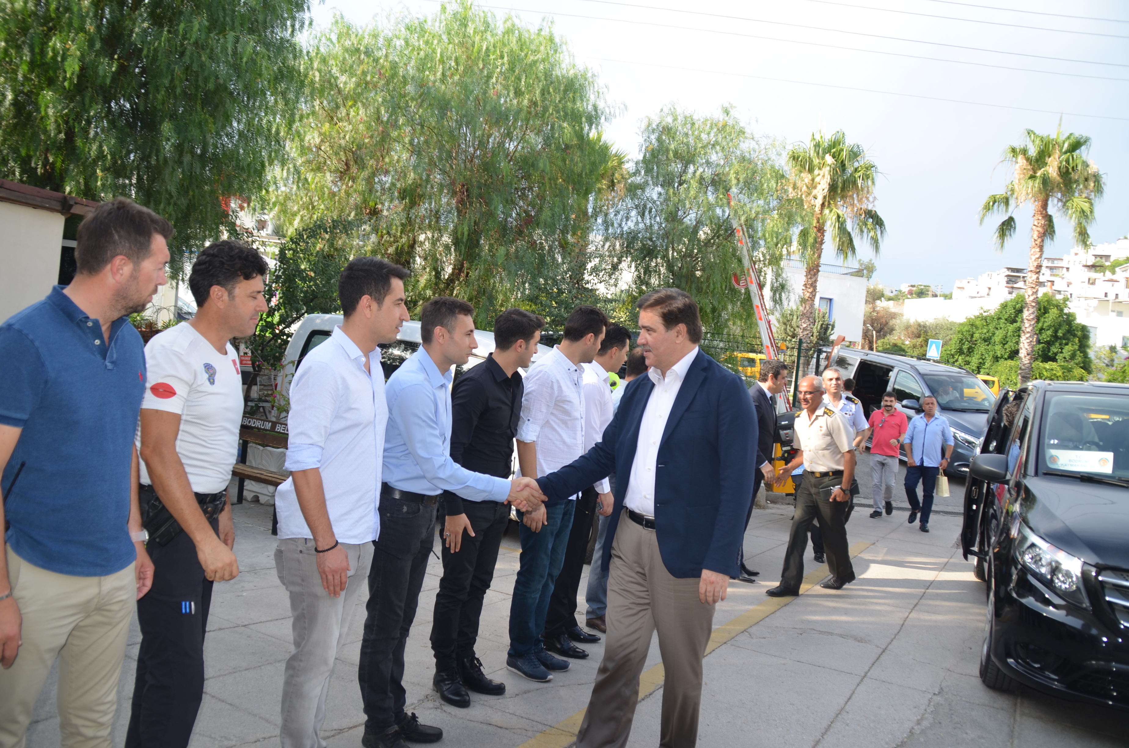 Bodrum Protokolü Emniyet'te Bayramlaştı 5 DSC 9606