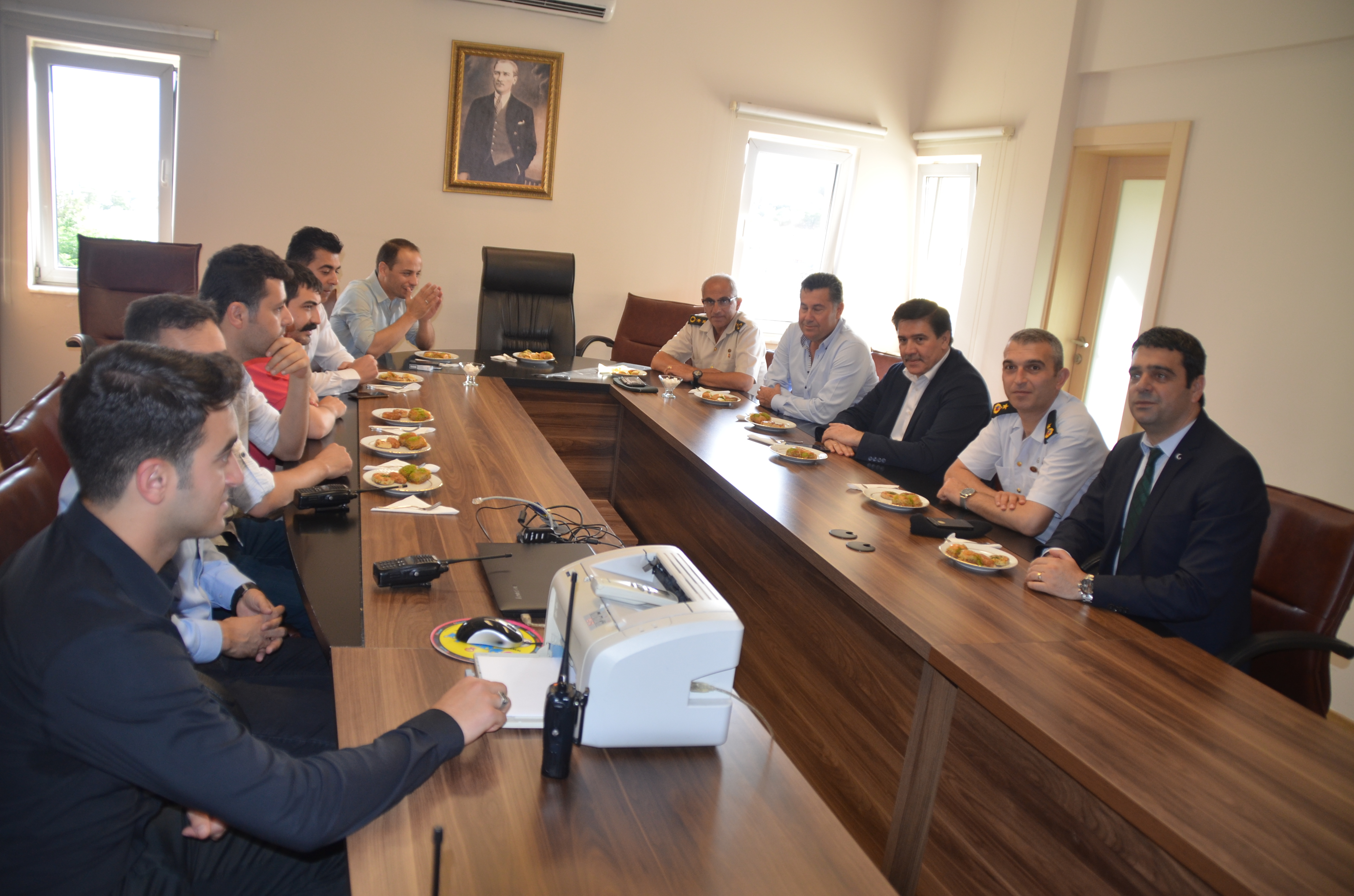 Bodrum Protokolü Emniyet'te Bayramlaştı 4 DSC 96151