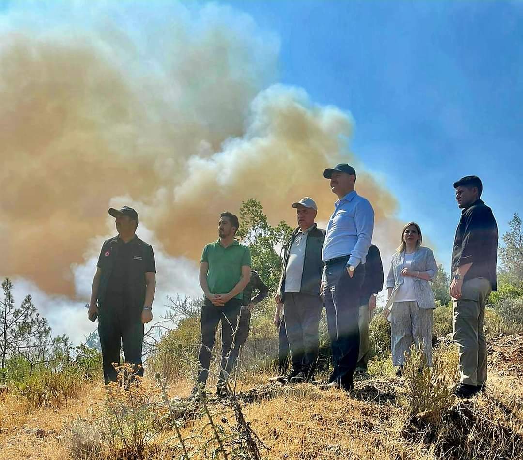 Marmaris'teki Orman Yangını Büyük Ölçüde Kontrol Altına Alındı 1 FB IMG 1655894020908