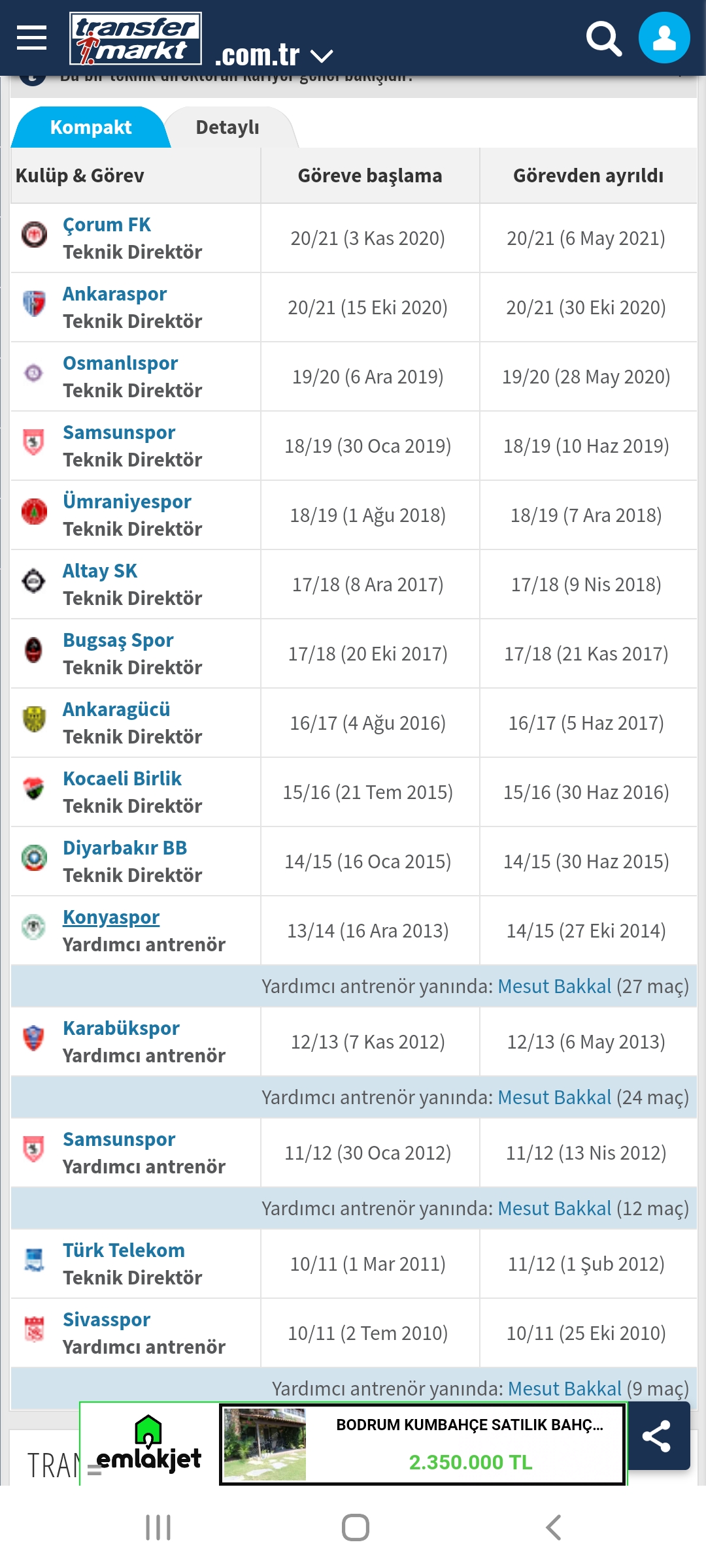 Bodrumspor Yeni Hocası İsmet Taşdemir 1 Screenshot 20211024 200254 Samsung Internet