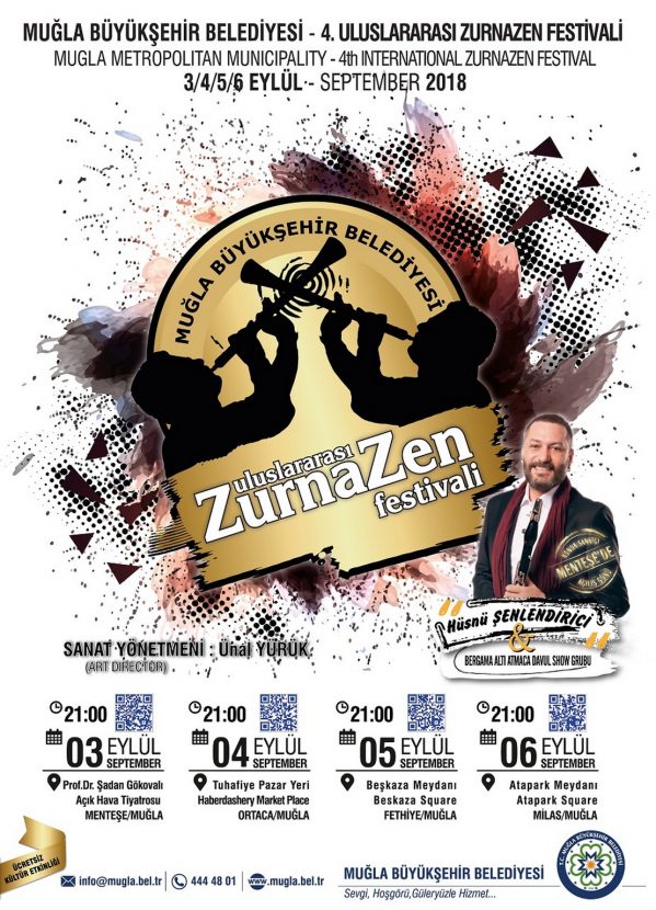 Zurna Zen Festivali 3 Eylül’de Başlıyor