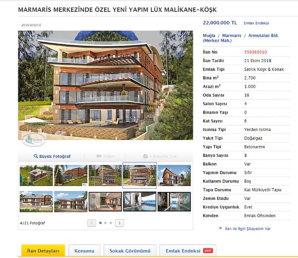Kenan Evren'in Vilasının Yerine Yaptırılan Malikane, 22 Milyon Liraya Satışta 4 a83329cd845ce989b6bb2bed609feed4
