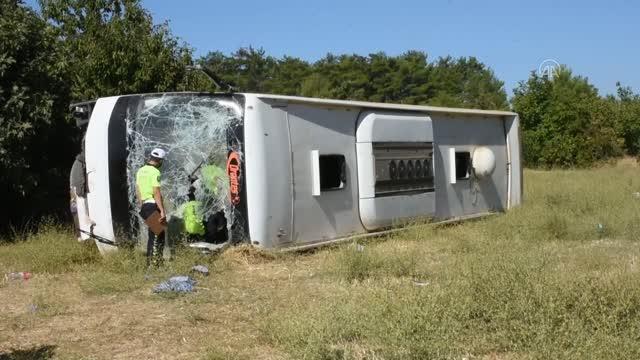 Bodrum'dan Hareket Eden Tur Otobüsü, Öğrenci Servisi Ile Çarpıştı: 1 Ölü, 55 Yaralı 2 ukraynali turistleri tasiyan otobus ile ogren 4 14392357 o