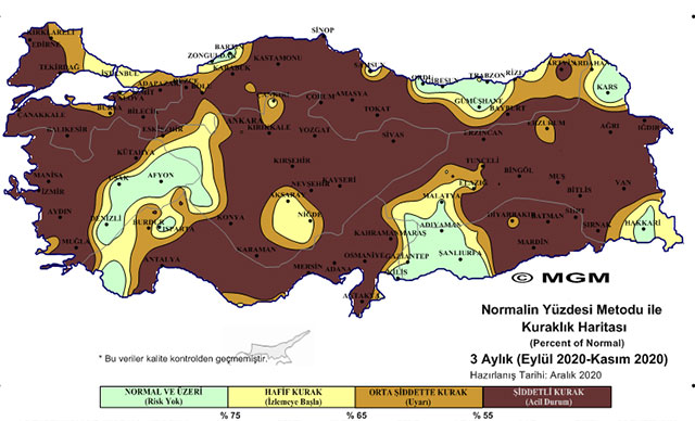 Meteorolojinin Haritasında 'Olağanüstü Ve Çok Şiddetli' Kuraklık Görüntüsü 15 101220201356071783812
