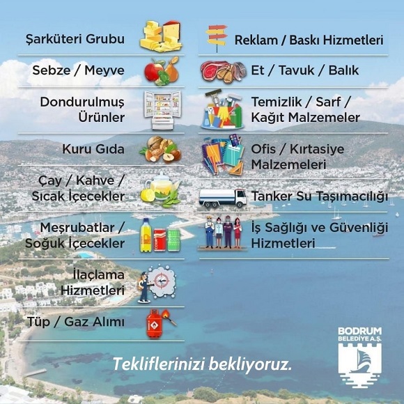 <Strong>Bodrum Beledi̇ye A.ş. İhti̇yaci Olan Satin Alma Gruplarini Yayinladi</Strong> 12 1637649098 bodrum belediye a