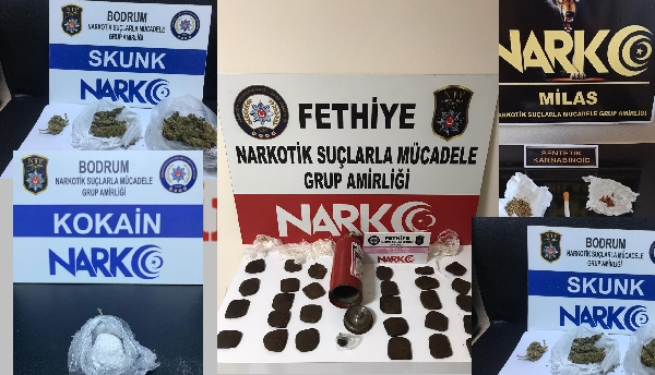 Muğla'da Uyuşturucu Operasyonu 11 Tutuklama 10 20201116 134659