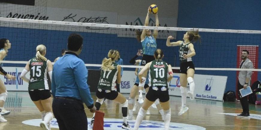 Bodrumlu voleybolcular zorlu rakibini evinde yendi 5 bodrumlu voleybolcular zorlu rakibini evinde yendi
