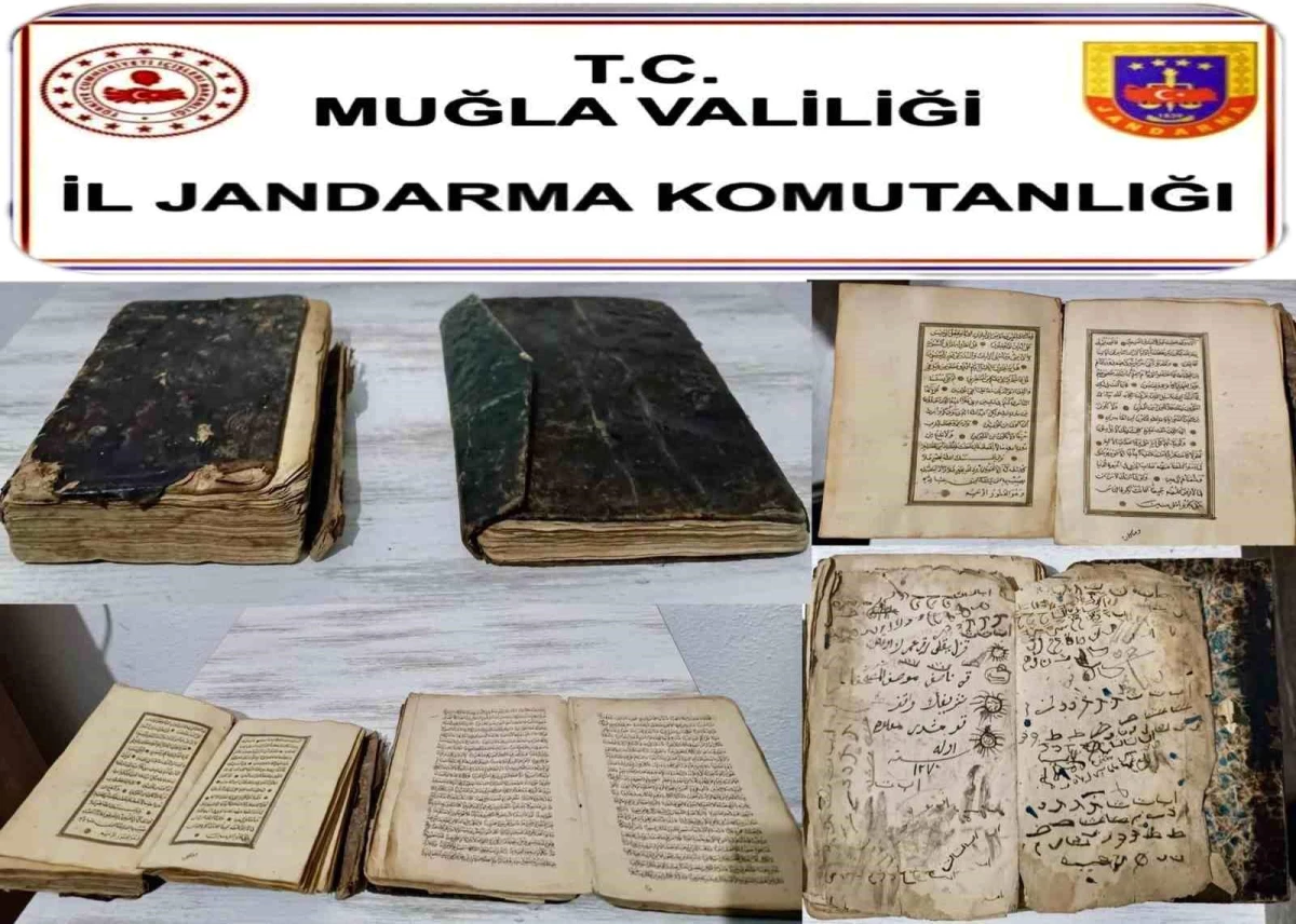 Muğla'da 5 Milyon TL Değerindeki Bin Yıllık Kur'an-ı Kerimler Yakalandı 12 5 milyon tl degerinde bin yillik kur an i 17537697 amp