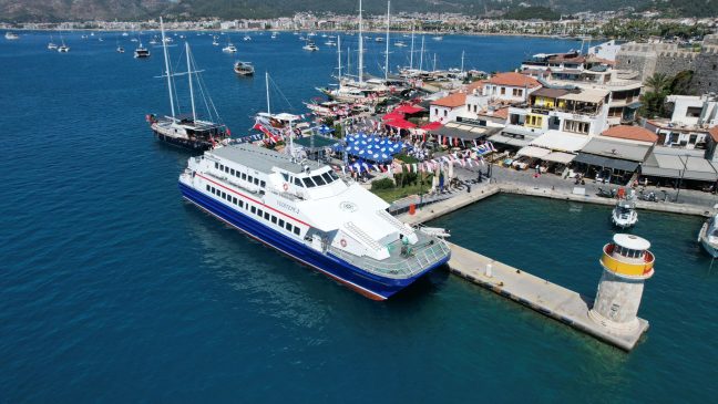 Marmaris-Fethiye Deniz Otobüsü Seferleri Başladı 6 Buyuksehir Marmaris Fethiye Deniz Otobusu Seferleri Basladi 19 e1719956840873