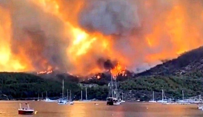 MUĞLA İLİ İÇİN ORMAN YANGIN RİSKİ UYARISI 6 Gun1