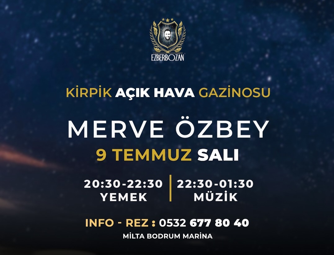 Kirpik Açık Hava Gazino 'da Merve Özbey sahne alacak 1 Screenshot 20240702 143527 Instagram