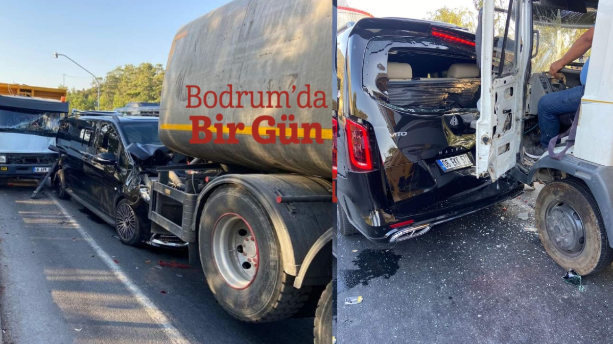Kaynar kavşağında zincirleme kaza 2 bodrum da doktora siddet uyguladigi iddia edi 17571650 amp 1