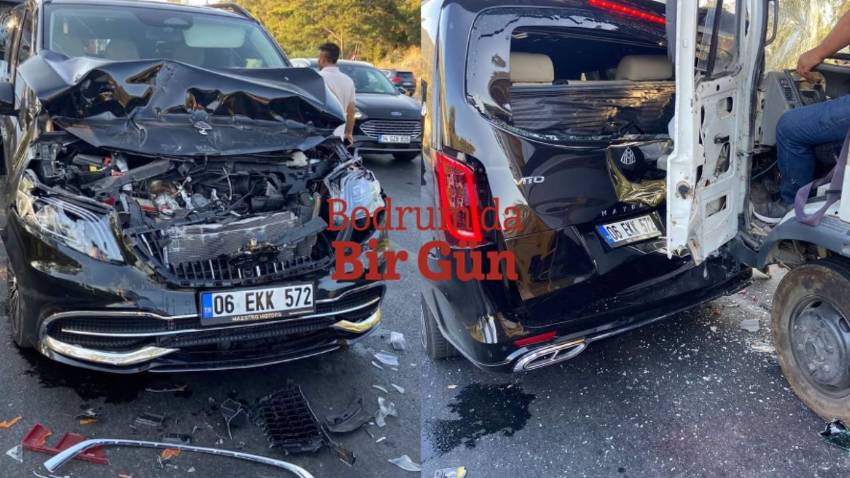 Kaynar kavşağında zincirleme kaza 1 bodrum da doktora siddet uyguladigi iddia edi 17571650 amp