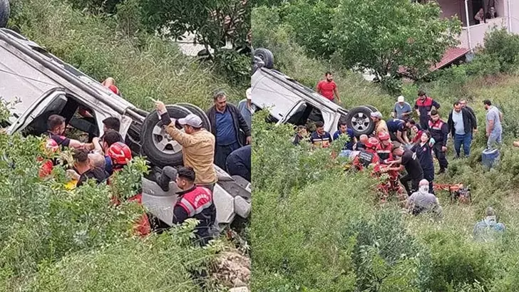 Kamyonet Devrildi: 5 Yaralı 10 68342712204de30e931cba25