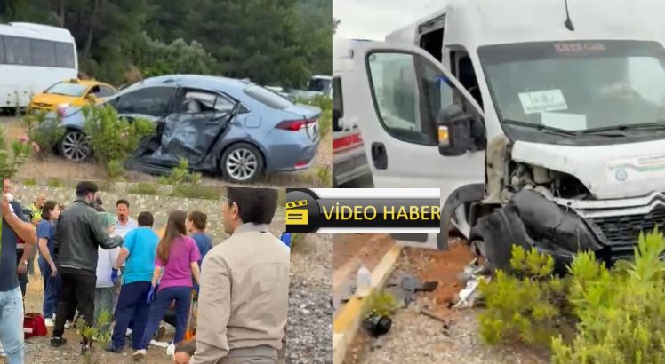 Yolcu minibüsü ile otomobil çarpıştı yaralılar var 12 images 30