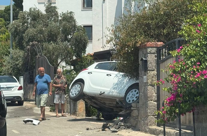 Otomobili ile sitenin duvarına çıkıp durabildi 7 7ba8d4ac 71a8 4986 a65e ca817b56ed4e 1