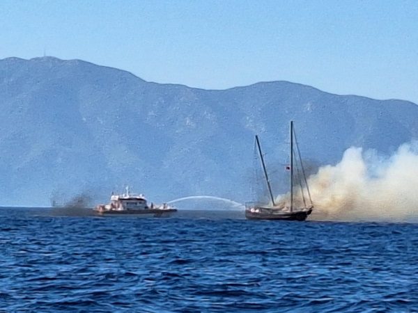 Bodrum'da gulet tekne alev alev yandı 11 97606a16 6a9e 498c bd42 1370c5cc2641