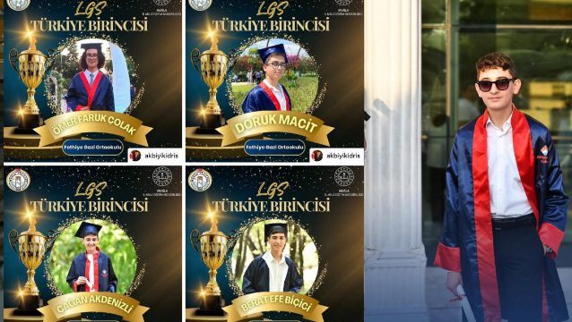 (LGS) sınavında Muğla'da 4 birinci 16 images 1 12
