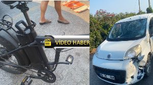Genç kızını ağır yaralandığı kaza kameralara yansıdı 11 images 19