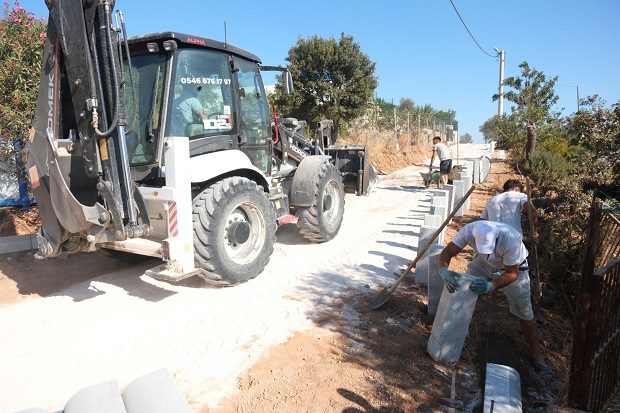 Üstyapı Çalışmalarını Sürdürüyor 17 bodrum bel BODRUM BELEDIYESI USTYAPI CALISMALARINI SURDURUYOR 22