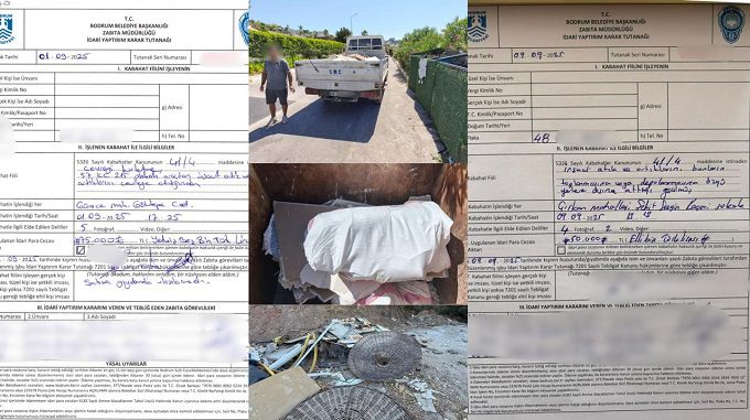 Çevreyi Kirletenlere Para Cezası 2 bodrum bel Bodrum Belediyesinden Cevreyi Kirletenlere Para Ceza 3