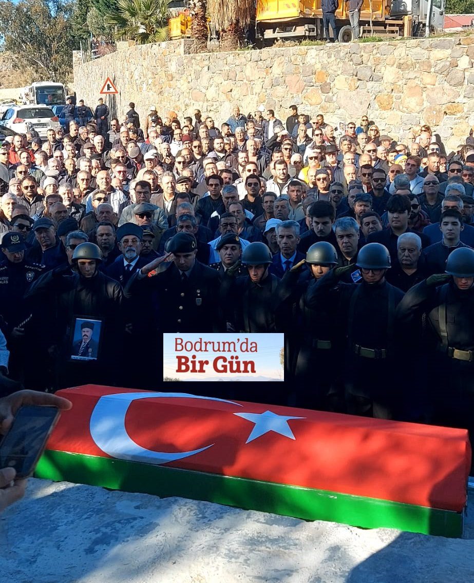 Eski muhtar Kıbrıs Gazisi Ali Delice son yolculuğuna uğurlandı 4 856585658985658