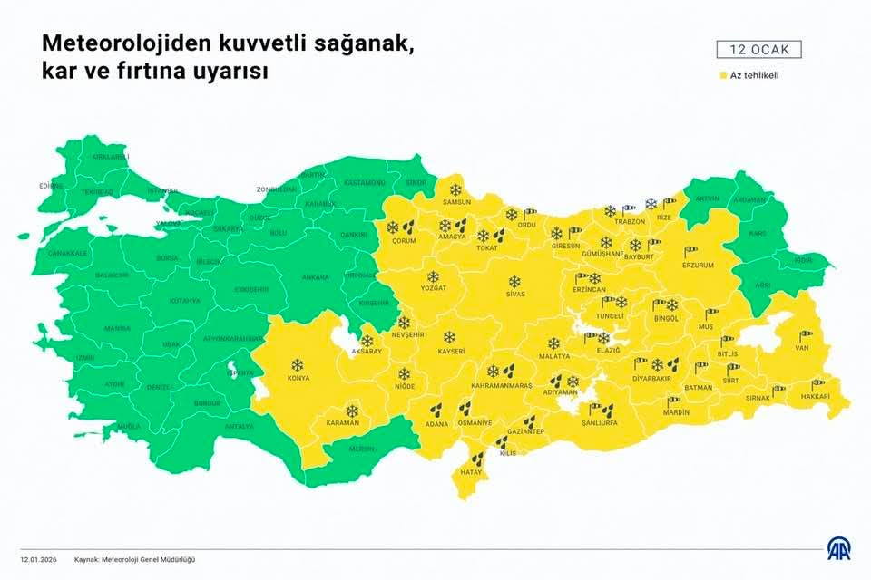 Soğuk ve yağışlı hava çarşamba günü ülkeyi terk edecek 2 FB IMG 1768229089216