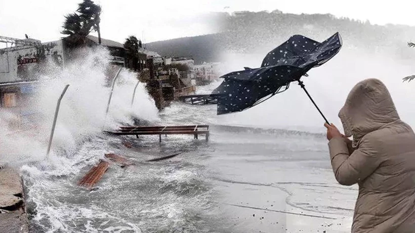 Kuvvetli Lodos Fırtınası Etkili Olacak! 14 meteoroloji pes pese uyardi lodos fena carpacak ruzgar firtina hizinda olacak 2nki