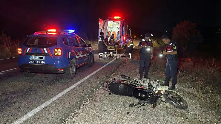 Domuza Çarpan Motosiklet Sürücüsü Ağır Yaralandı 7 milas ta feci kaza domuza carp 1767646317 HA03k4