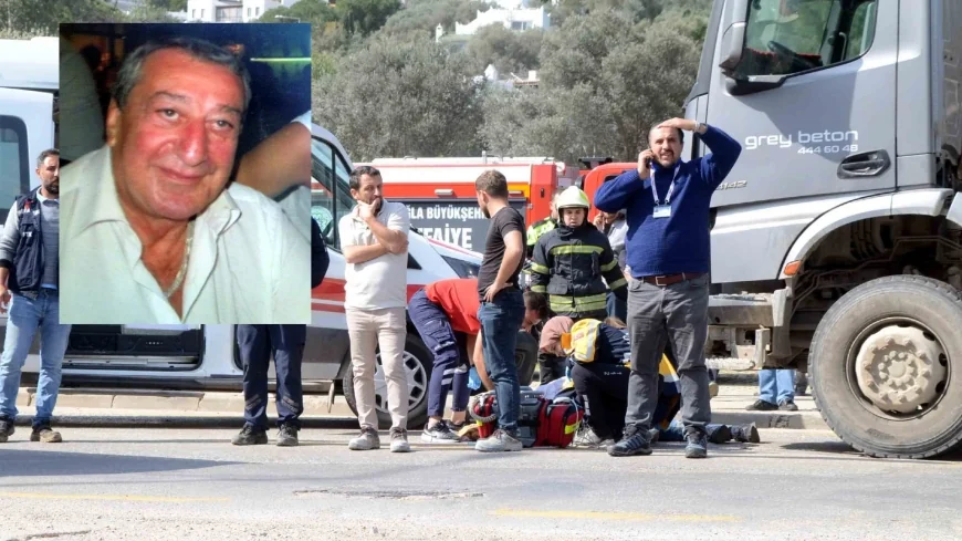 Beton mikserinin çarpması sonucu can verdi 1