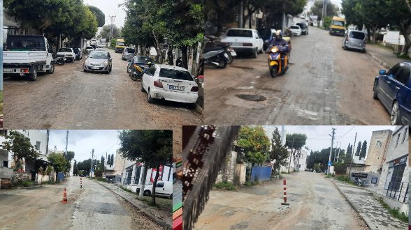 Yeni yapılan yol çöktü mahalle halkı tepki gösterdi 14 images 1 14