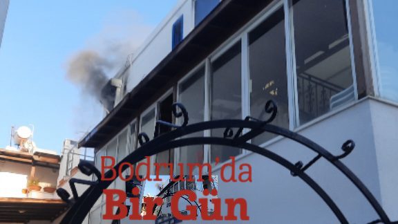 Turgutreis 'te ev yangını hasara neden oldu 19 images 5