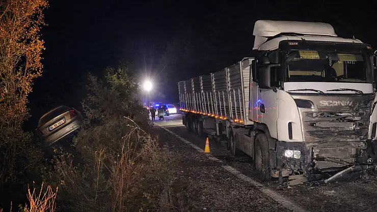 milas oren yolunda feci kaza