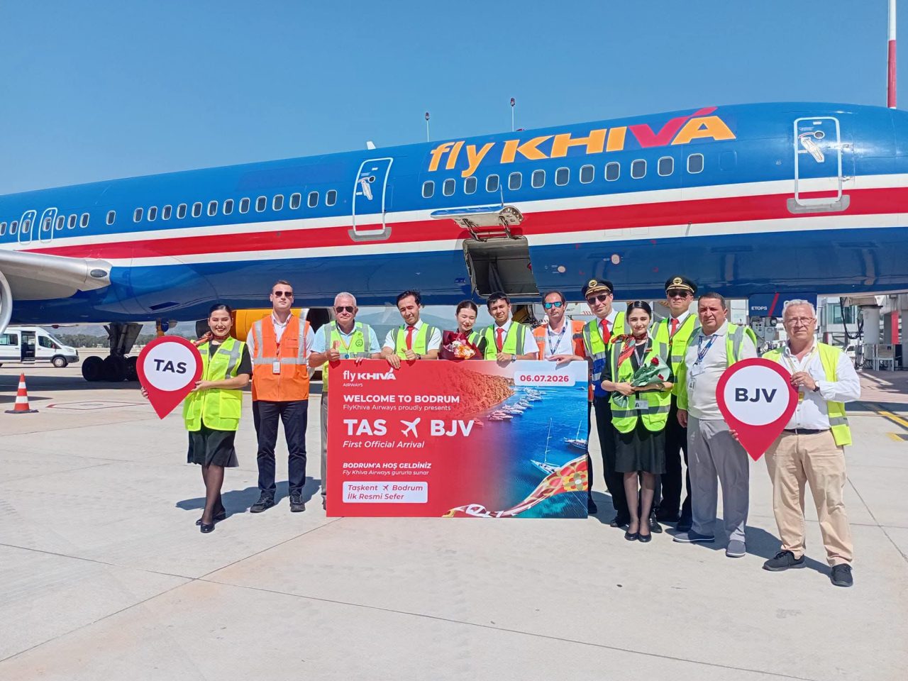 FlyKhiva ilk seferini Bodrum'a yaptı 11 FB IMG 1783451644525 scaled