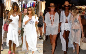 Naomi Campbell, Bodrum çarşısında alışveriş yaptı 32
