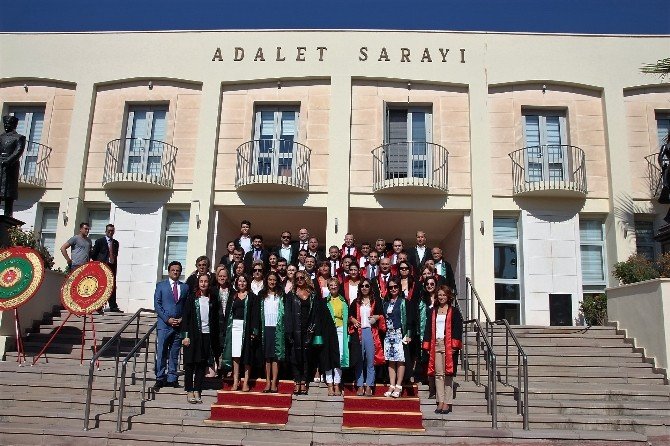 Yeni adli yıl yarın başlıyor 28 bodrum adliyesi onunde duzenlenen torene bodrum cumhuriyet bassavcisi