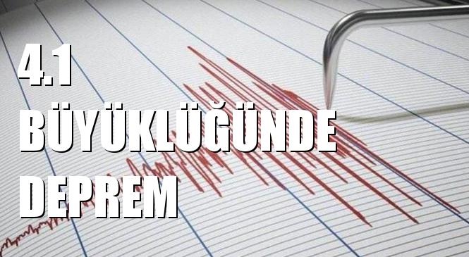 Marmaris Açıklarında 4,1 Büyüklüğünde Deprem 6 398295