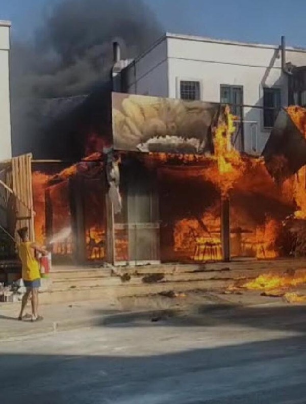 Bodrum Gümbet 'Te Yangın 1 62c1d