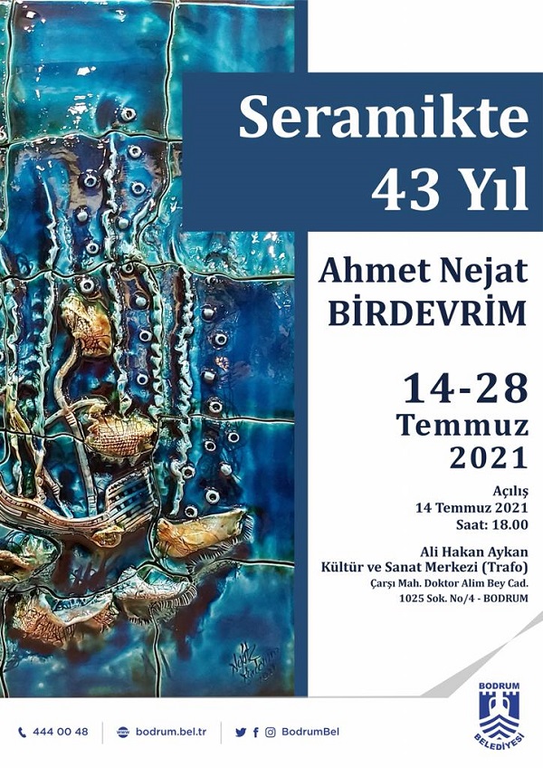 AHMET NEJAT BIRDEVRIMDEN SERAMIKTE 43 YIL SERGISI 2