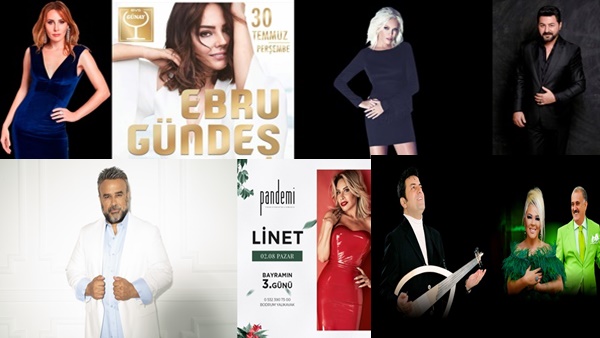 Bodrum Kurban Bayraminda Yildizlara Doyacak 10 BODRUM KURBAN BAYRAMI KONSERLERİ