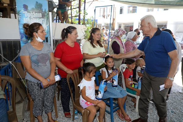 Baskan Gurun acikladi Yangin Magduru Ogrencilere Egitim Destegi 4