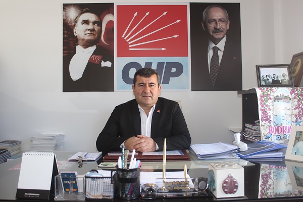 CHP Bodrum ilce Baskani Halil Karahan