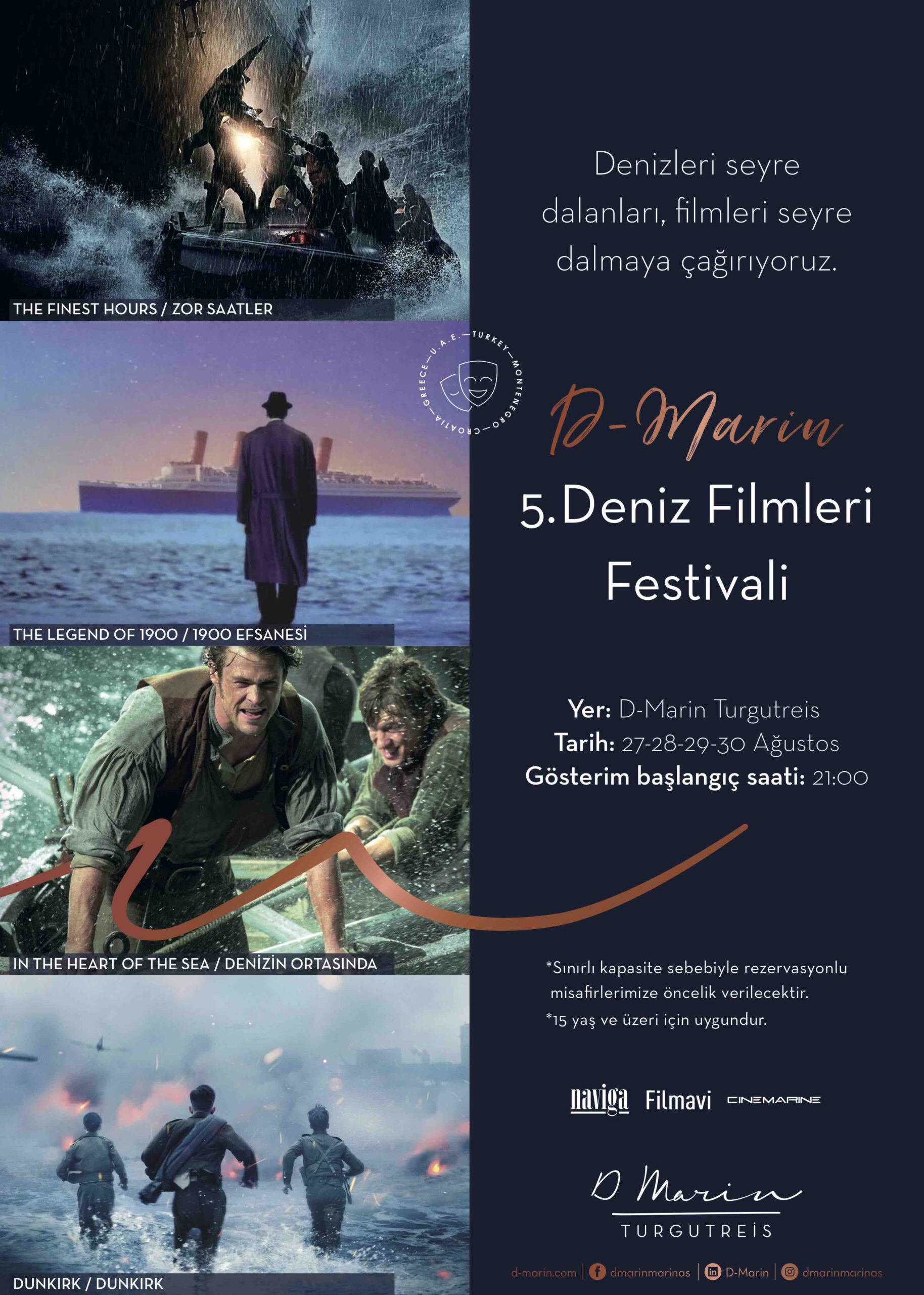 Denizleri Seyre Dalanları, Filmleri Seyre Dalmaya Çağırıyoruz 2 D Marin Deniz Filmleri Festivali 2020 Poster OK scaled