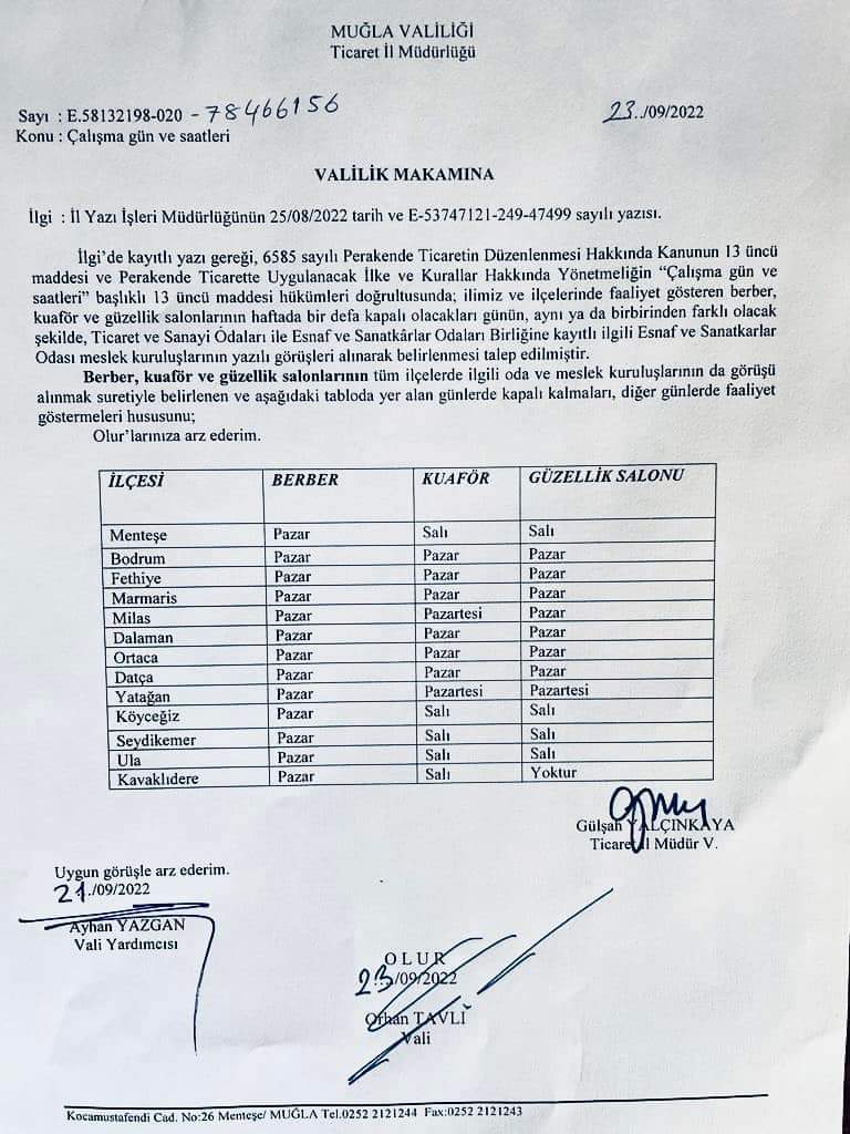 Berber, Kuaför Ve Güzellik Salonları Pazar Günleri Kapalı Olacak 1 FB IMG 1663958644194
