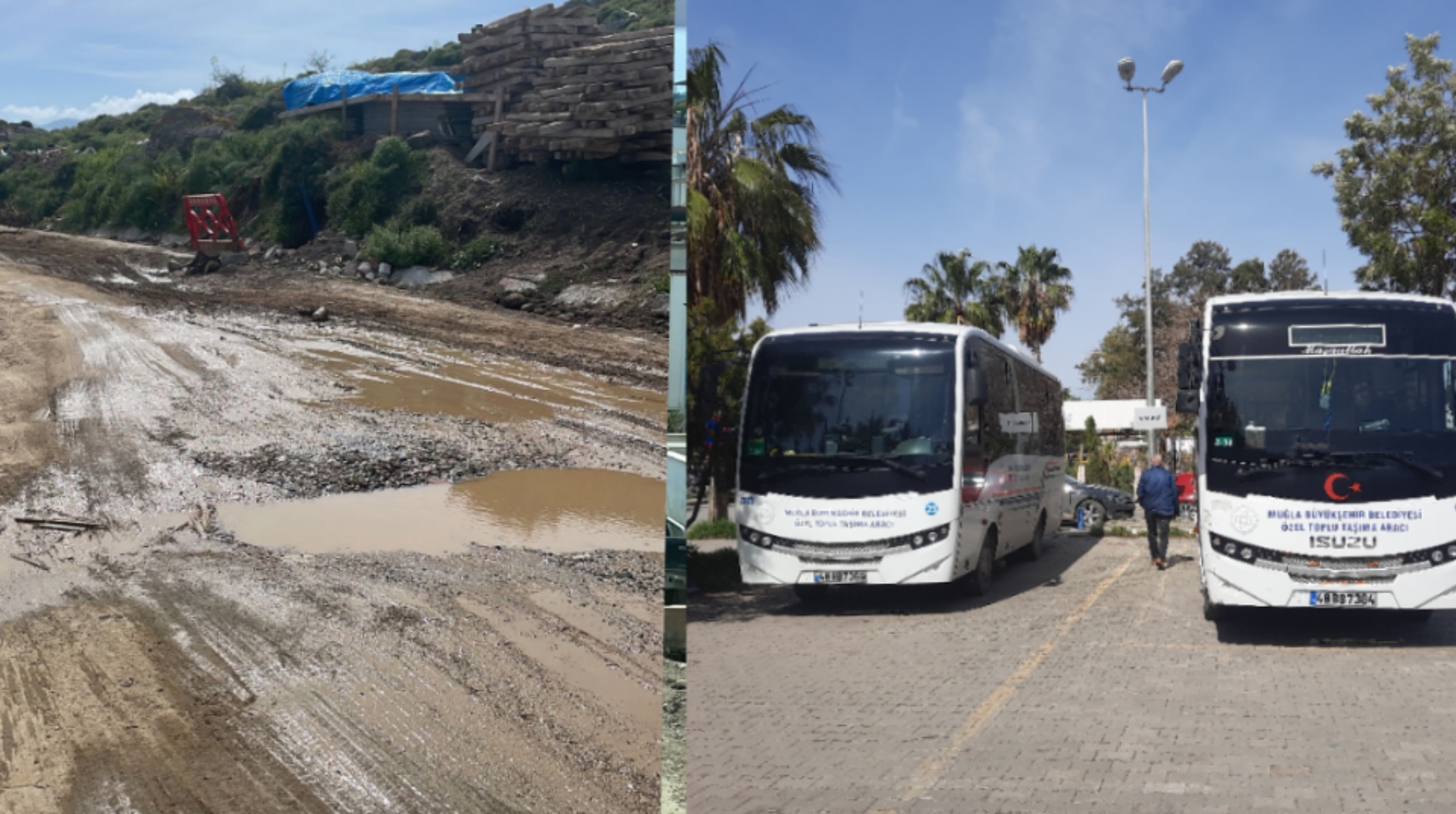 Bodrum'da Altyapı Ve Yol Sorunu Toplu Taşımayı Vurdu 2 IMG 20230309 143046 1