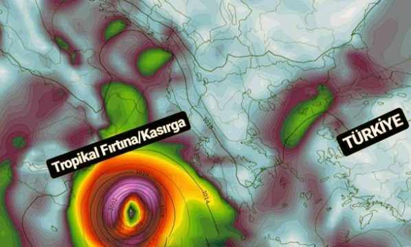 Kasırga Yön Değiştirdi 18 KasYrga yonu deYiYti. KYrbac KasYrgasY MarmarayY daha fazla etkileyebilir 2 1 e1538212866309