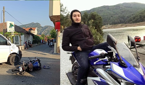 Minibüsle Çarpışan Motosikletin Sürücüsü Alican Hayatını Kaybetti 19 Minibusle carpisan motosikletin surucusu Alican yasamini yitirdi