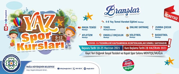 Mugla Buyuksehirin Yaz Spor Kurslari Basliyor