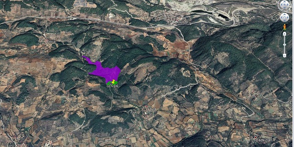 Mugla Yatagan Yaylakoy Goleti Vaziyet Plani